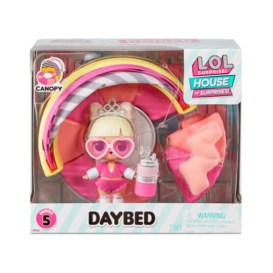 Ігровий набір з лялькою L.O.L. SURPRISE! серії “Маленькі кімнатки” – ШЕЗЛОНГ ПРИНЦЕСИ ЛЮКС