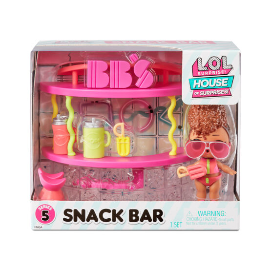 Ігровий набір з лялькою L.O.L. SURPRISE! серії “Маленькі кімнатки” – СНЕК-БАР ЛЕДІ ХВИЛІ
