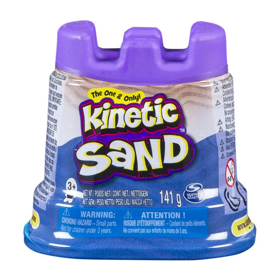 Пісок для дитячої творчості KINETIC SAND МІНІ ФОРТЕЦЯ (блакитний, 141 г)