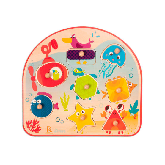 Дерев’яна іграшка-вкладиш – МОРСЬКІ МЕШКАНЦІ