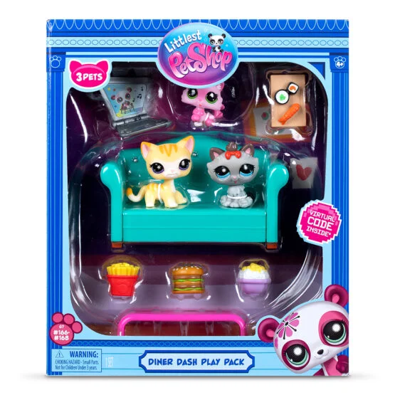 Ігровий набір LITTLEST PET SHOP – ВЕЧІРКА ЗІ СМАКОЛИКАМИ