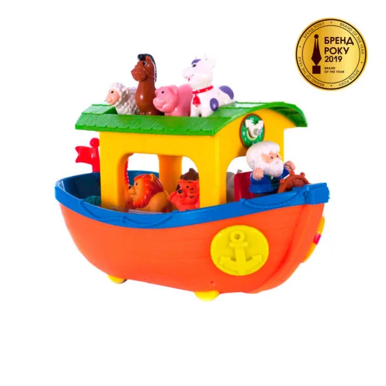 Ігровий набір – КОВЧЕГ НОЯ (на колесах, звук, озвуч. укр мовою)