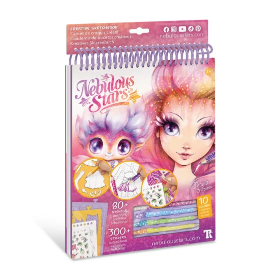 Набір для творчості NEBULOUS STARS – СКЕТЧБУК: ПЕТУЛІЯ, МОТИВИ ЛІСУ
