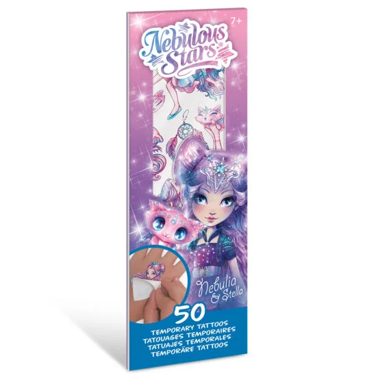 Набір тимчасових татуювань NEBULOUS STARS – БОДІ-АРТ: ЗІРКОВІ МАЛЮНКИ (в асорт.)