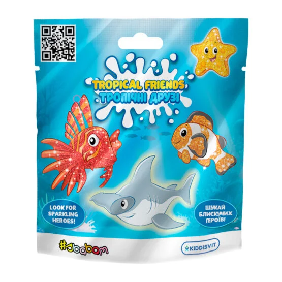 Стретч-іграшка у вигляді тварини серії “Желейна” – ТРОПІЧНІ ДРУЗІ (у диспл.)
