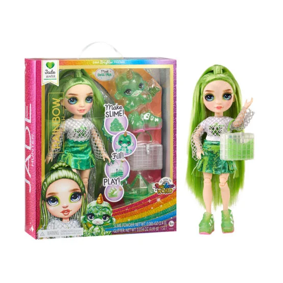 Ігровий набір з лялькою RAINBOW HIGH серії “Classic” – ДЖЕЙД (зі слаймом)