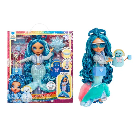 Лялька RAINBOW HIGH серії “Winter Wonderland” – СКАЙЛЕР (з аксесуарами)
