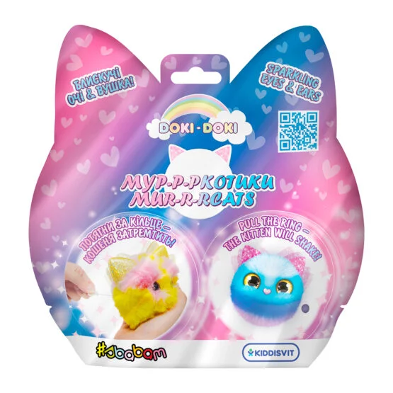 М’яка колекційна іграшка-сюрприз “Doki Doki”, що тремтить – МУР-Р-РКОТИКИ