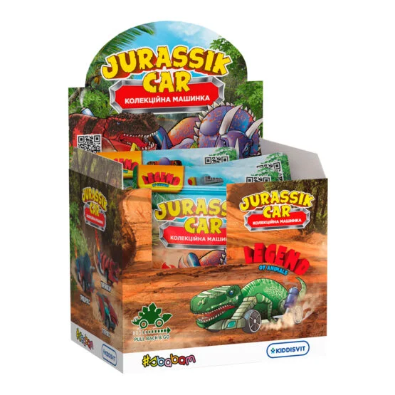 Колекційна машинка – JURASSIK CAR (8 шт., у диспл.)