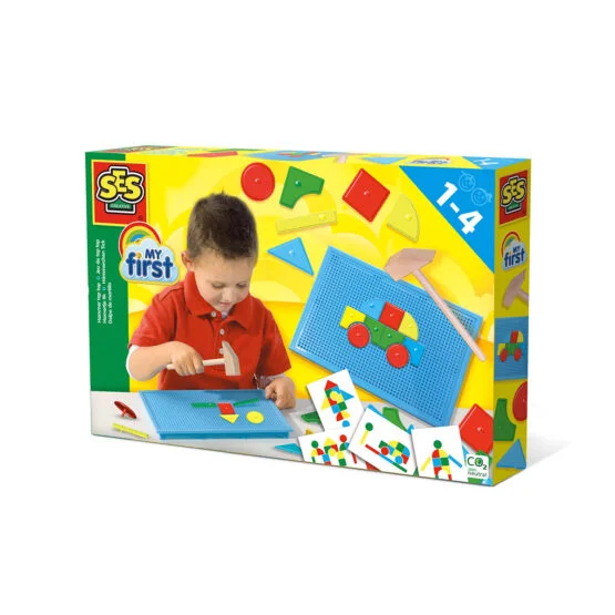 Набір для творчості серії «My first» – ВПРАВНИЙ МОЛОТОЧОК (молоток, дошка, фігури)