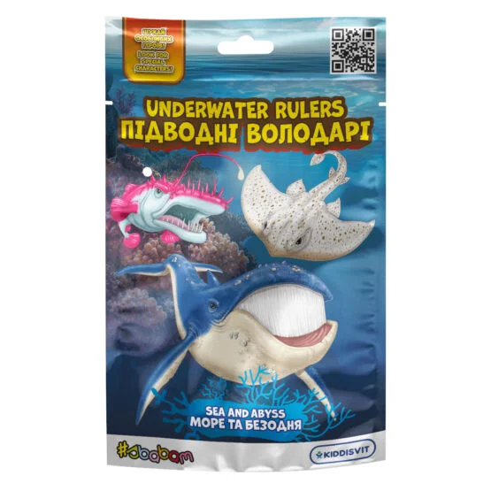 Стретч-іграшка у вигляді тварини – ПІДВОДНІ ВОЛОДАРІ. МОРЕ ТА БЕЗОДНЯ (в диспл.)