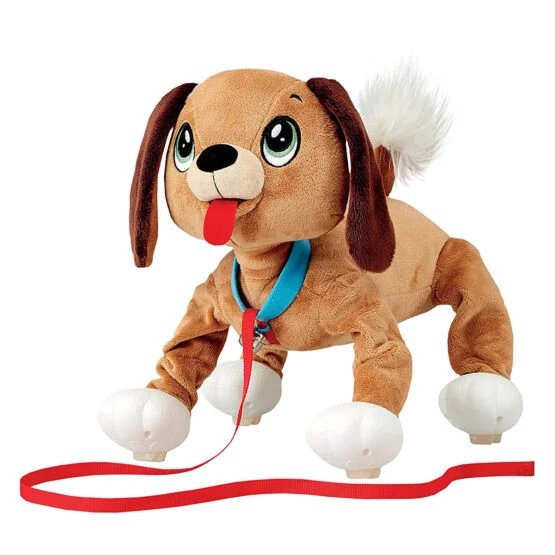 Іграшка PEPPY PETS “ВЕСЕЛА ПРОГУЛЯНКА” – БАССЕТ (розмір 28 см, нашийник, повідець)