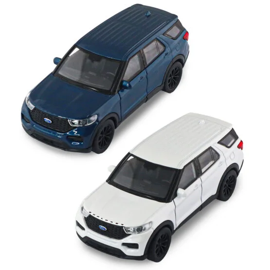 Автомодель – FORD EXPLORER 2023 (перламутрово-білий, блакитний металік)