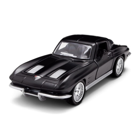Автомодель – CHEVROLET CORVETTE SPLIT WINDOW 1963 (матовий чорний)