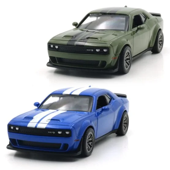 Автомодель – DODGE CHALLENGER SRT JAILBREAK 2022 (синій, зелений)