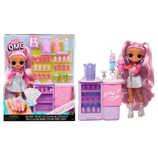 Ігровий набір з лялькою L.O.L. SURPRISE! серії “O.M.G.” – КІТТІ К (з аксес.)
