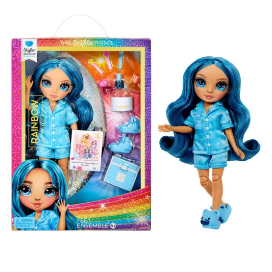 Лялька RAINBOW HIGH серії “Junior High PJ Party” – СКАЙЛЕР (з аксесуарами)