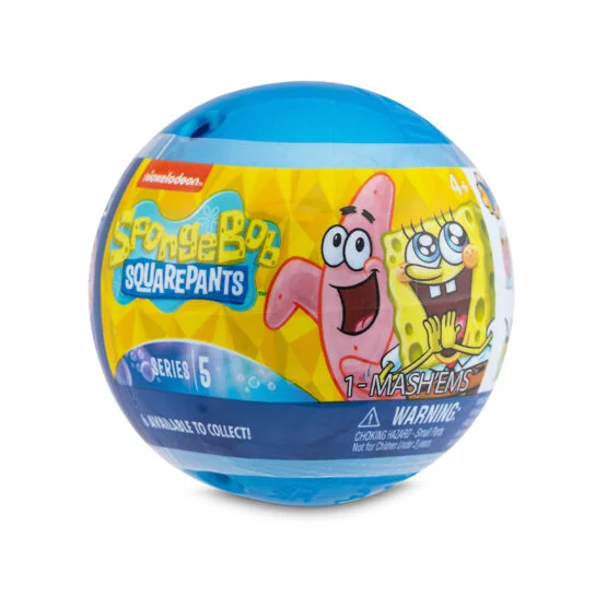 Іграшка-сюрприз у кулі MASH’EMS S5 – ГУБКА БОБ КВАДРАТНІ ШТАНИ (в асорт.)