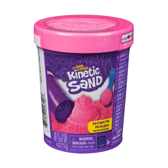 Набір піску для творчості – KINETIC SAND ВІДЕРЦЕ МОРОЗИВА (в асорт., 113 g)