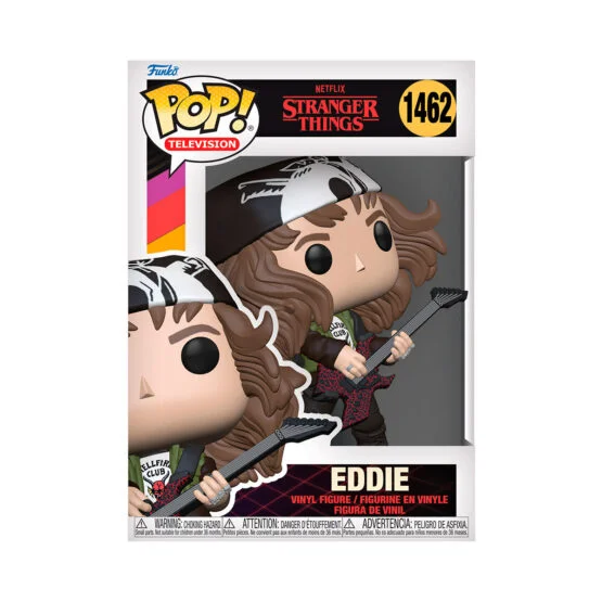 Ігрова фігурка FUNKO POP! серії “Дуже дивні справи” – МИСЛИВЕЦЬ ЕДДІ З ГІТАРОЮ