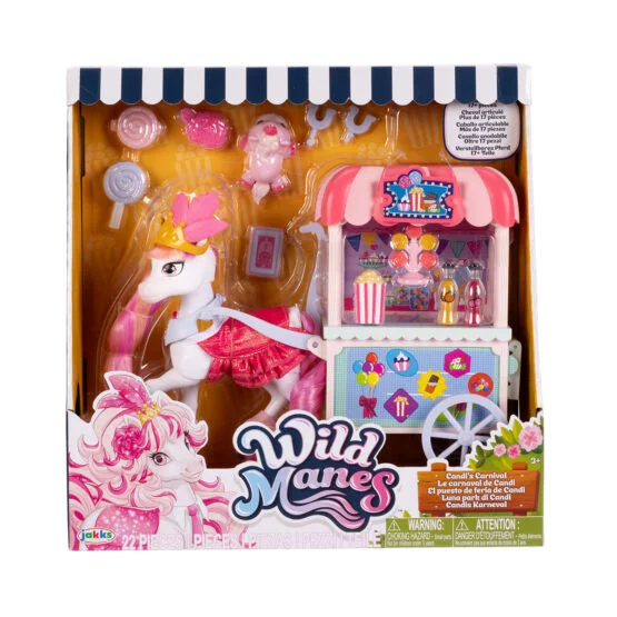 Ігровий набір WILD MANES – КАРНАВАЛ КОНЯЧКИ КЕНДІ (возик, аксес.)