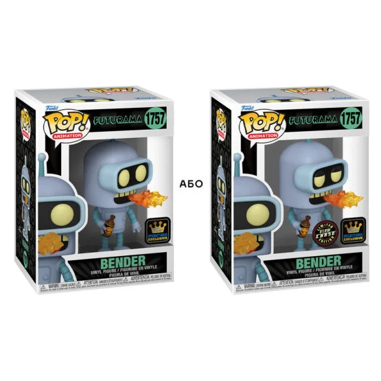 Ігрова фігурка FUNKO POP! серії “Футурама” – БЕНДЕР (w/CH(GW))