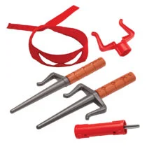 Набір іграш. зброї «Черепашки-Ніндзя MOVIE III» W2 – КИНДЖАЛИ-САЙ РАФА ПОДВІЙНИЙ УДАР