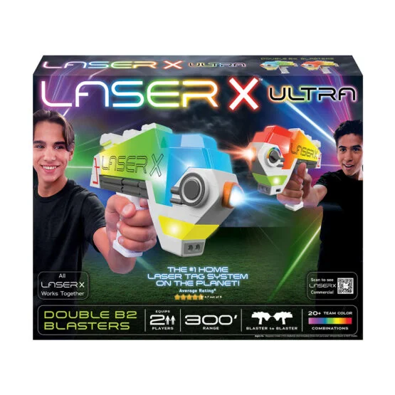 Ігровий набір для лазерних боїв – LASER X ULTRA ДЛЯ ДВОХ ГРАВЦІВ