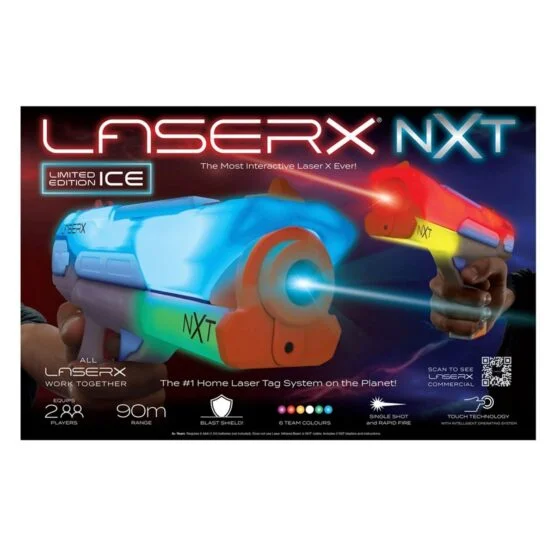 Ігровий набір для лазерних боїв – LASER X NXT ДЛЯ ДВОХ ГРАВЦІВ