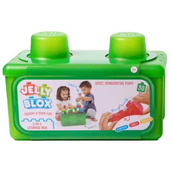 Сенсорний конструктор JELLY BLOX – В КЕЙСІ 2 В 1: БУДУЙ-СКЛАДАЙ