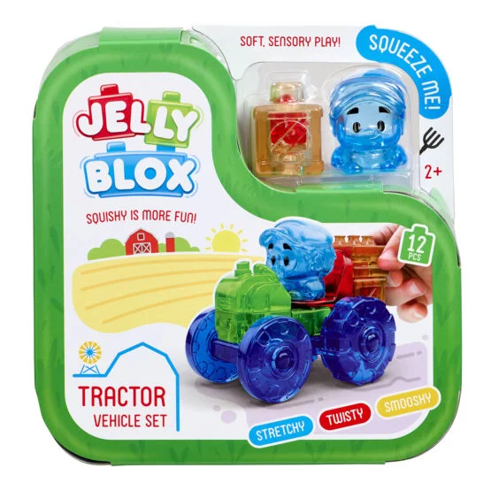 Сенсорний конструктор JELLY BLOX – БАРВИСТИЙ ТРАКТОР