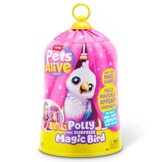 Інтерактивний ігровий набір PETS ALIVE S1 – ЧАРІВНА ПТАШКА ПОЛЛІ
