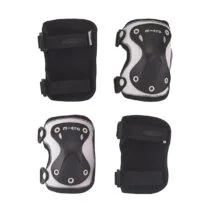 Захисний комплект налокітники та наколінники MICRO – ЧОРНИЙ (лік. 17-21 cm, кол. 25-31 cm, M)