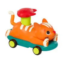 Машинка інерційна серії “Лапкомобілі” – КОТИК, КОЛІР ПОМАРАНЧ