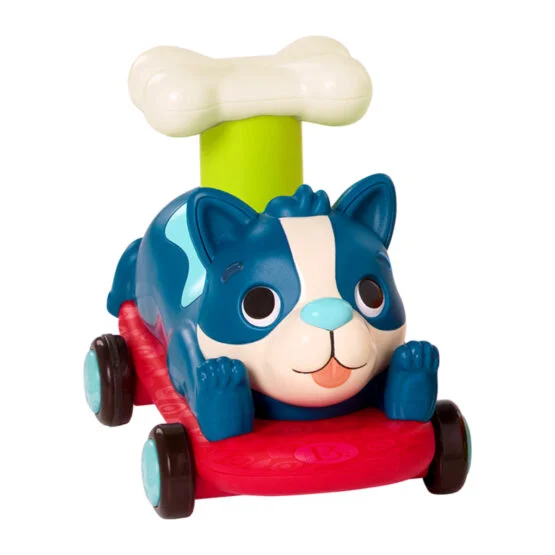 Машинка інерційна серії “Лапкомобілі” – ПЕСИК, КОЛІР ОКЕАН