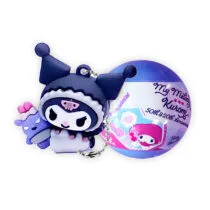 Фігурка-сюрприз на ланцюжку в кулі COOL THINGS  “Hello Kitty” – МОЯ МЕЛОДІ ТА КУРОМІ (в ас.)