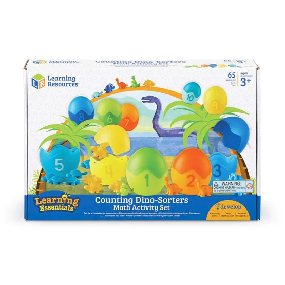 Навчальний ігровий набір-сортер LEARNING RESOURCES – ДИНО-РАХУНОК