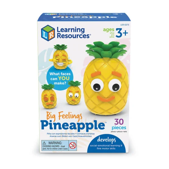 Навчальний ігровий набір LEARNING RESOURCES – BIG FEELING PINEAPPLE™ (Що відчуває ананас)