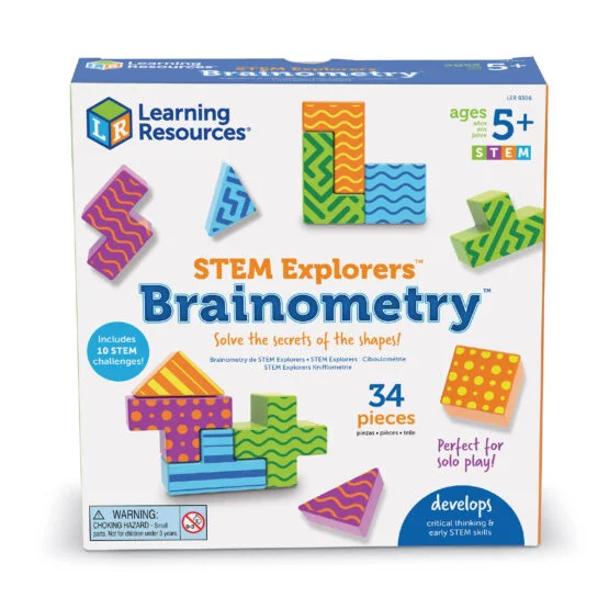 Навчальний ігровий набір LEARNING RESOURCES STEM Explorers™ Brainometry™ – КОЛЬОРОВА ГЕОМЕТРІЯ