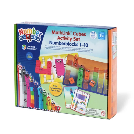 Навчальний iгровий набір LEARNING RESOURCES серії “Numberblocks” – ВЧИМОСЯ РАХУВАТИ  (Mathlink® Cubes)