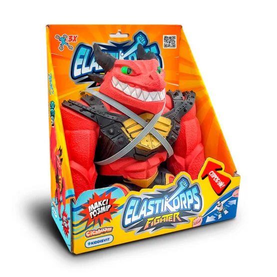 Стретч-іграшка ELASTIKORPS серії «Maxy Fighter 3: Extra Force» – ЧЕРВОНИЙ ДРАКОН