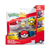 Ігровий набір POKEMON W15 – ПОЯС З ПОКЕБОЛАМИ ПІЧУ (пояс, 2 покеболи, ігрова фігурка)