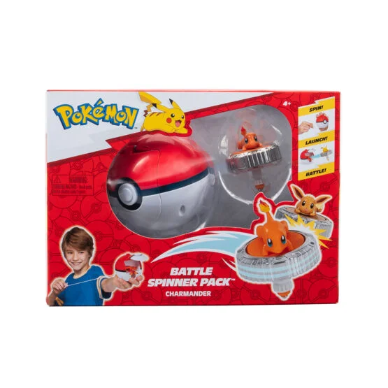 Ігровий набір POKEMON – ЧАРМАНДЕР (спінер, покебол)