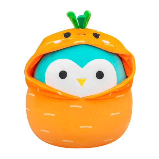 М’яка іграшка SQUISHMALLOWS – СОВА ВІНСТОН (30 cm, у одязі)