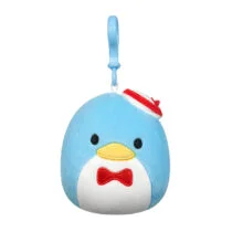 М’яка іграшка на кліпсі SQUISHMALLOWS серії “Хелоу Кітті”- ТАКСЕДО СЕМ (9 cm)