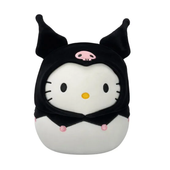 М’яка іграшка SQUISHMALLOWS серії “Хелоу Кітті” – ХЕЛОУ КІТТІ В ОБРАЗІ КУРОМІ (20 cm)