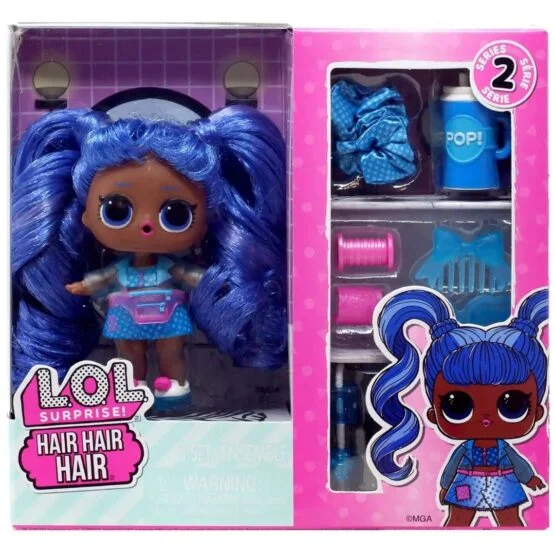 Лялька L.O.L SURPRISE! серії “Hair Hair Hair”  – СТИЛЬНІ ЗАЧІСКИ S2 (в асорт.,в диспл)