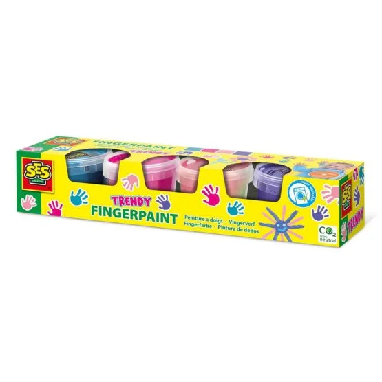 Пальчикові фарби S2 – ЮНІ ХУДОЖНИЦІ (4 кольори)