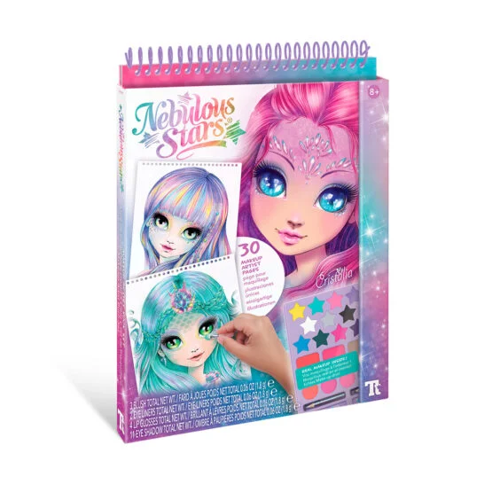 Набір для творчості NEBULOUS STARS – СКЕТЧБУК: МАКІЯЖ, СЯЙВО ГАЛАКТИК