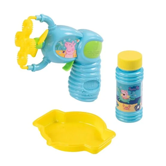 Ігровий набір з мильними бульбашками PEPPA PIG – БАББЛ-СПЛЕСК (з електронним бластером)